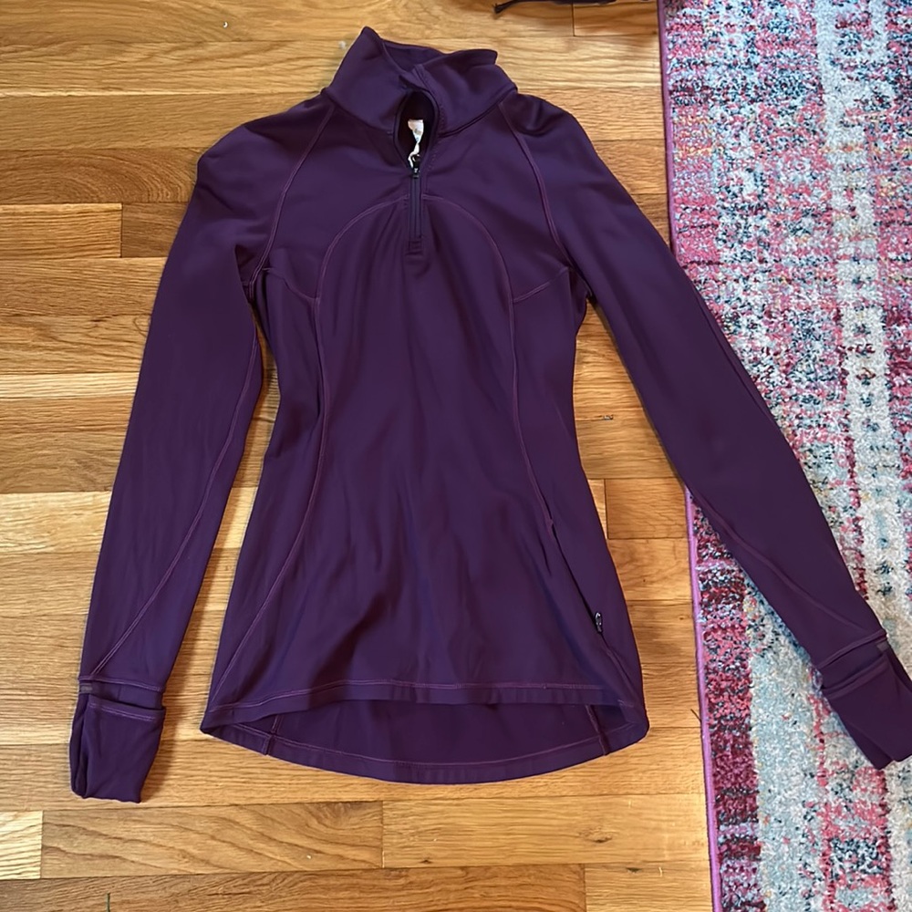 Lululemon purple plum pullover size 4